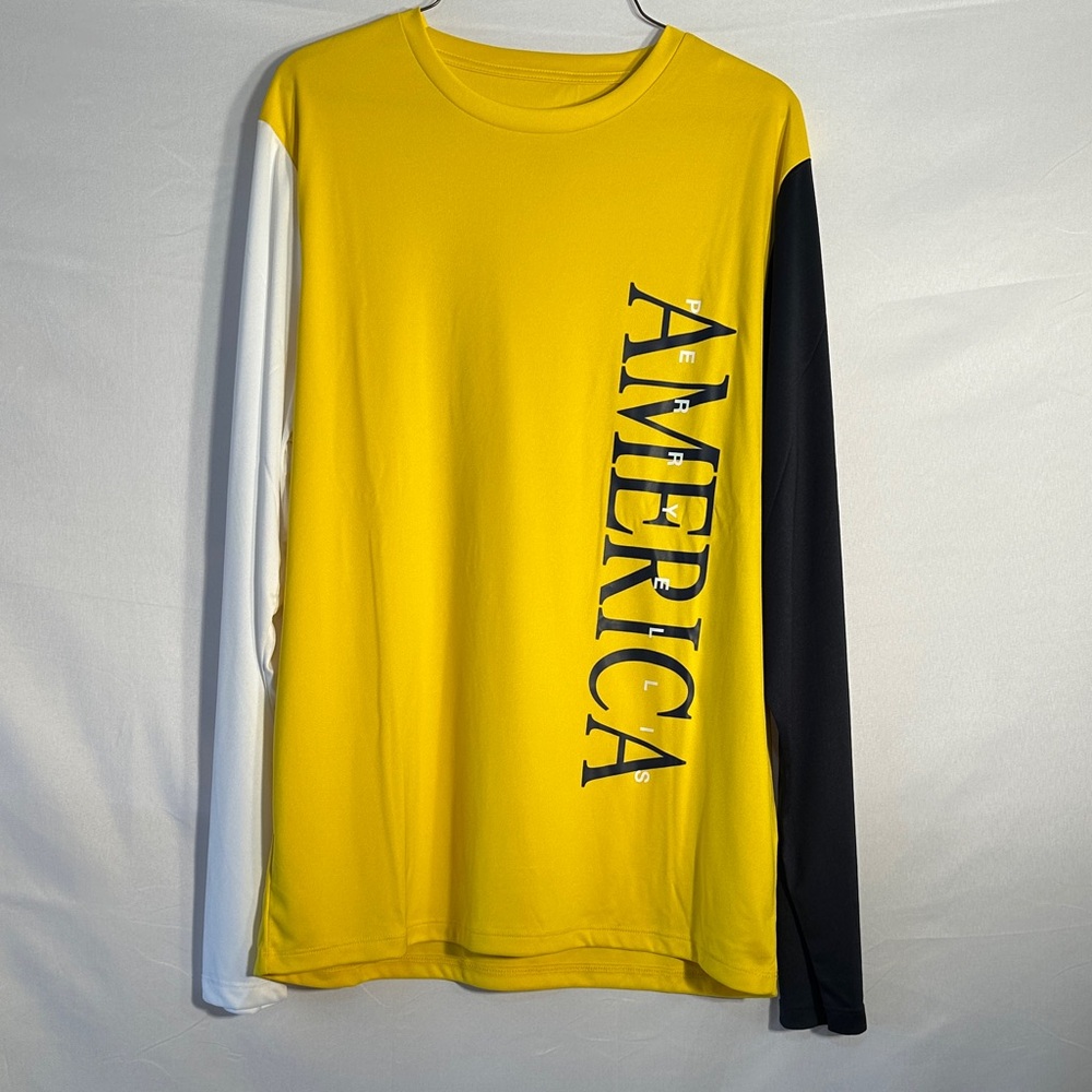 Perry Ellis Vibrant Yellow Long Sleeve Shirt